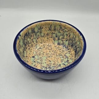 Cobalt/Pink, Teal,  Cobalt Speckles Bowl