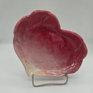 Red/Pink/White Heart Dish