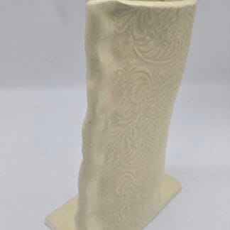 Cream Textured Vase