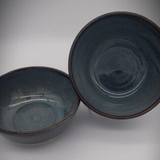 Blue/Brown Airbrushed Bowl