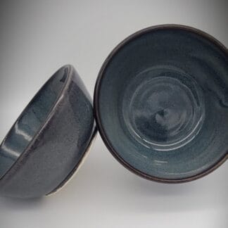 Blue/Brown Airbrushed Bowl