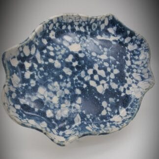 Denim Bubbles Oval Platter