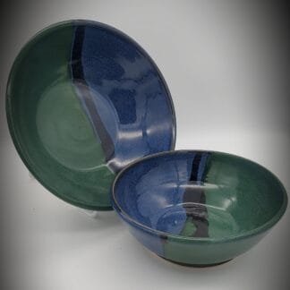 Dark Blue/Green/Black Splash Bowl