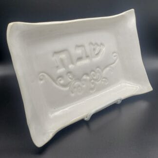White Shabbos Platter
