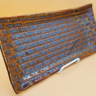 Brown Brick Rectangle Platter