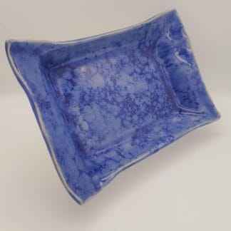 Blue Bubbles Deep Rectangle Platter