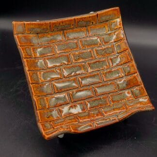 Brown Brick Square Spoon Rest