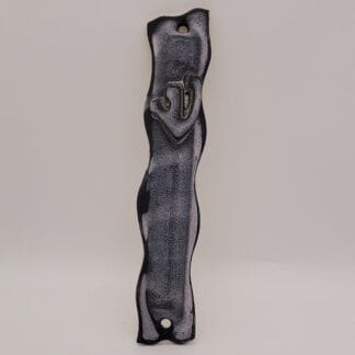 Black/Gray Mezuza Cover (Large)