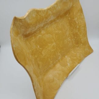 Gold Brush Deep Rectangle Platter