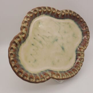 Brown Airbrushed Oval Platter