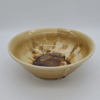 Tan/Brown Splash Bowl