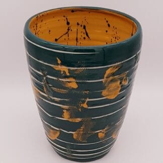Green/Mustard Vase