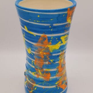 Blue/Orange/Yellow Vase
