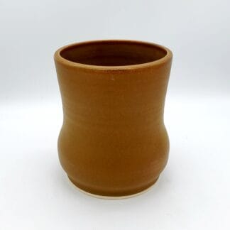 Mustard Matt Vase