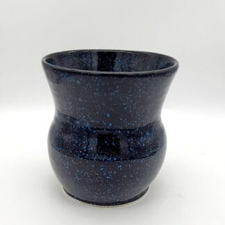 Black/Blue/Gray Speckled Vase