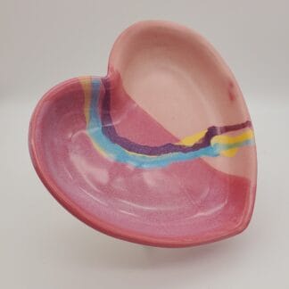 Pink Gloss/Pink Matt/Color Splash Deep Heart Dish