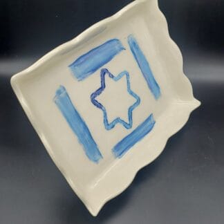 Star of David Ruffle Edge Rectangle Dish