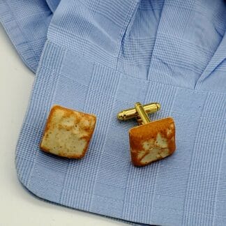 Sand Textured Square Cufflinks