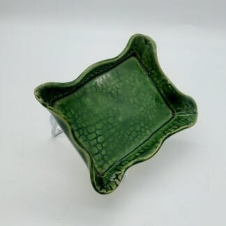 Green Textured Rectangle Dish