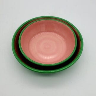 Green/Pink Dish Set