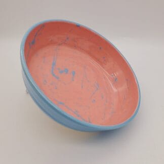 Light Blue/Pink/Light Blue Splash Dish