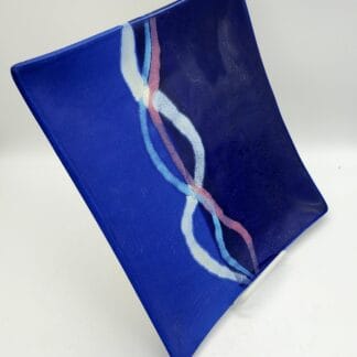 Cobalt Gloss/Cobalt Matt/Color Splash Square Platter