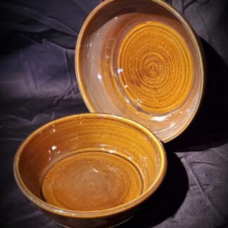 Brown Airbrushed Bowl Set